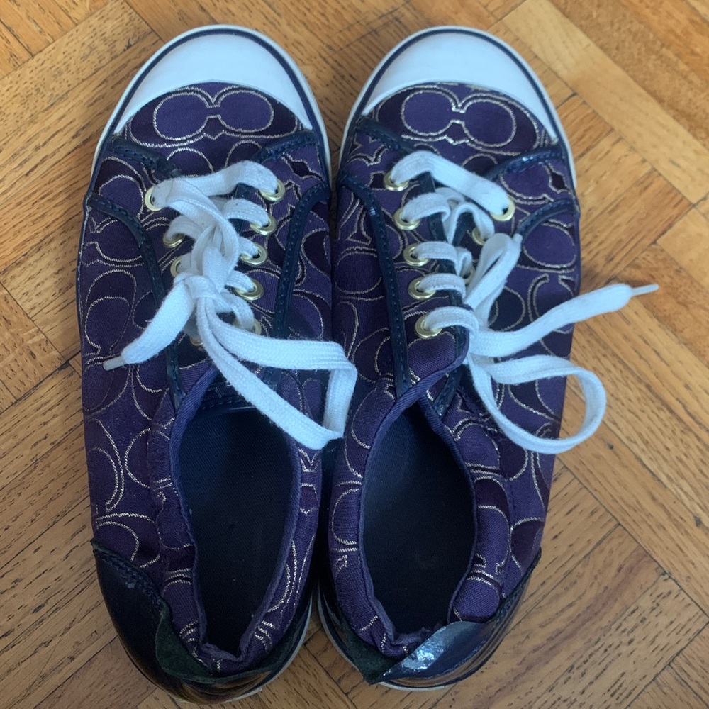 Coach Purple Sneakers - Picture 3 of 5